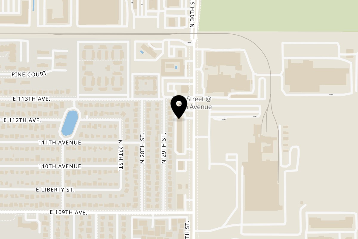 Map showing the location of Dunns River Island Cafe on 11154 North 30th Street in Tampa